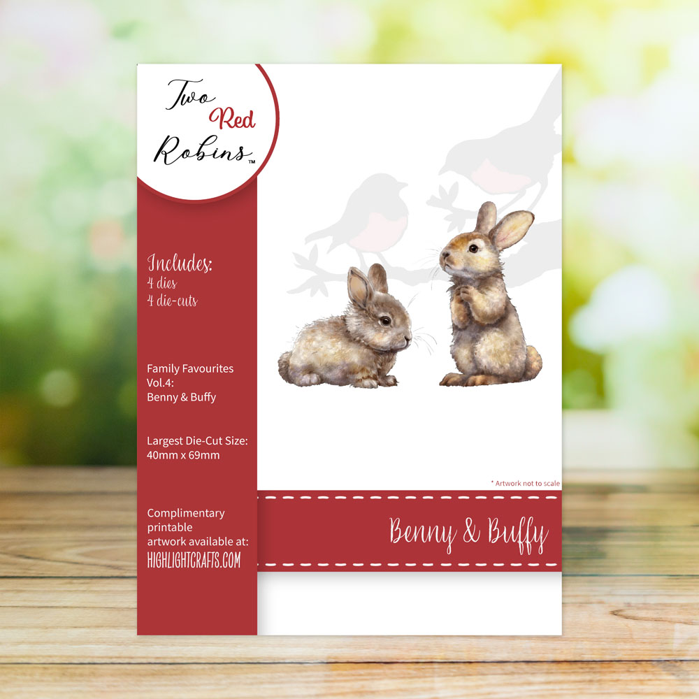 Two Red Robins Benny & Buffy Die Set