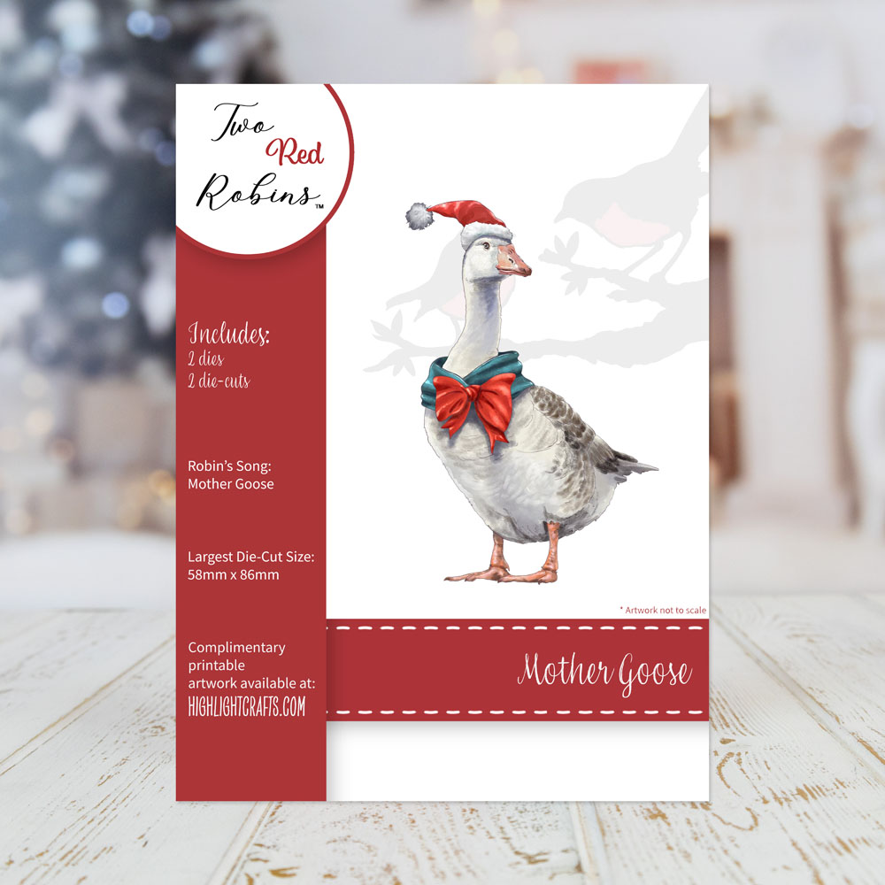 Two Red Robins Mother Goose Die Set