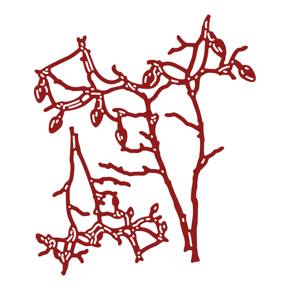 Two Red Robins Winter Garland Die Set - Image 2