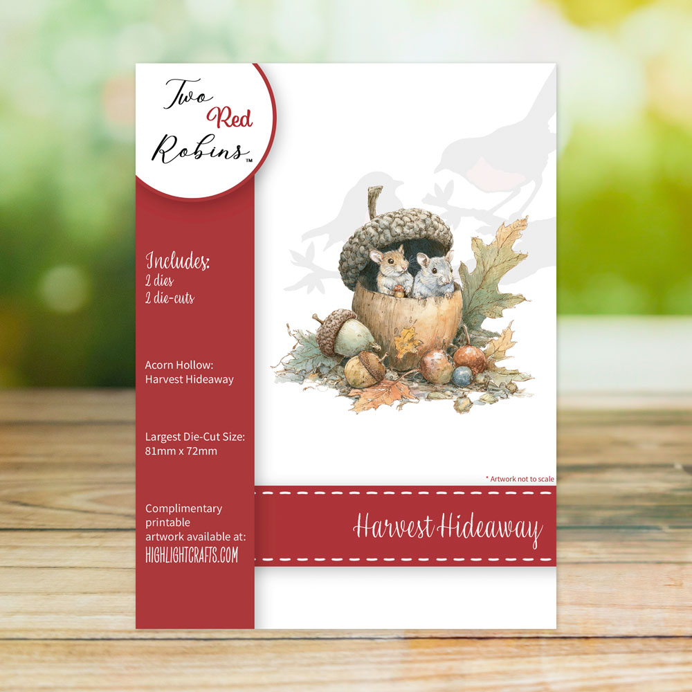 Two Red Robins Harvest Hideaway Die Set