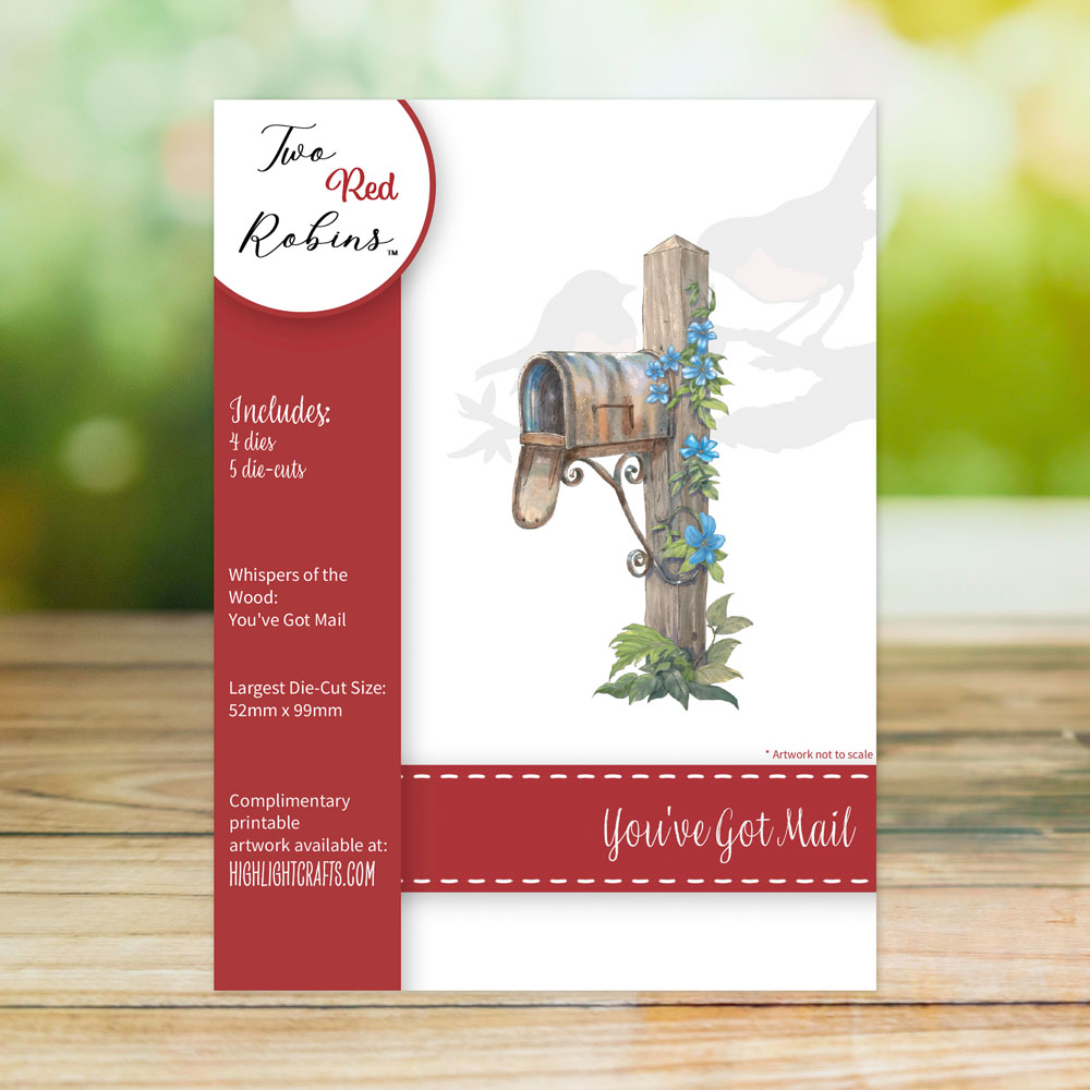 Two Red Robins You've Got Mail Die Set