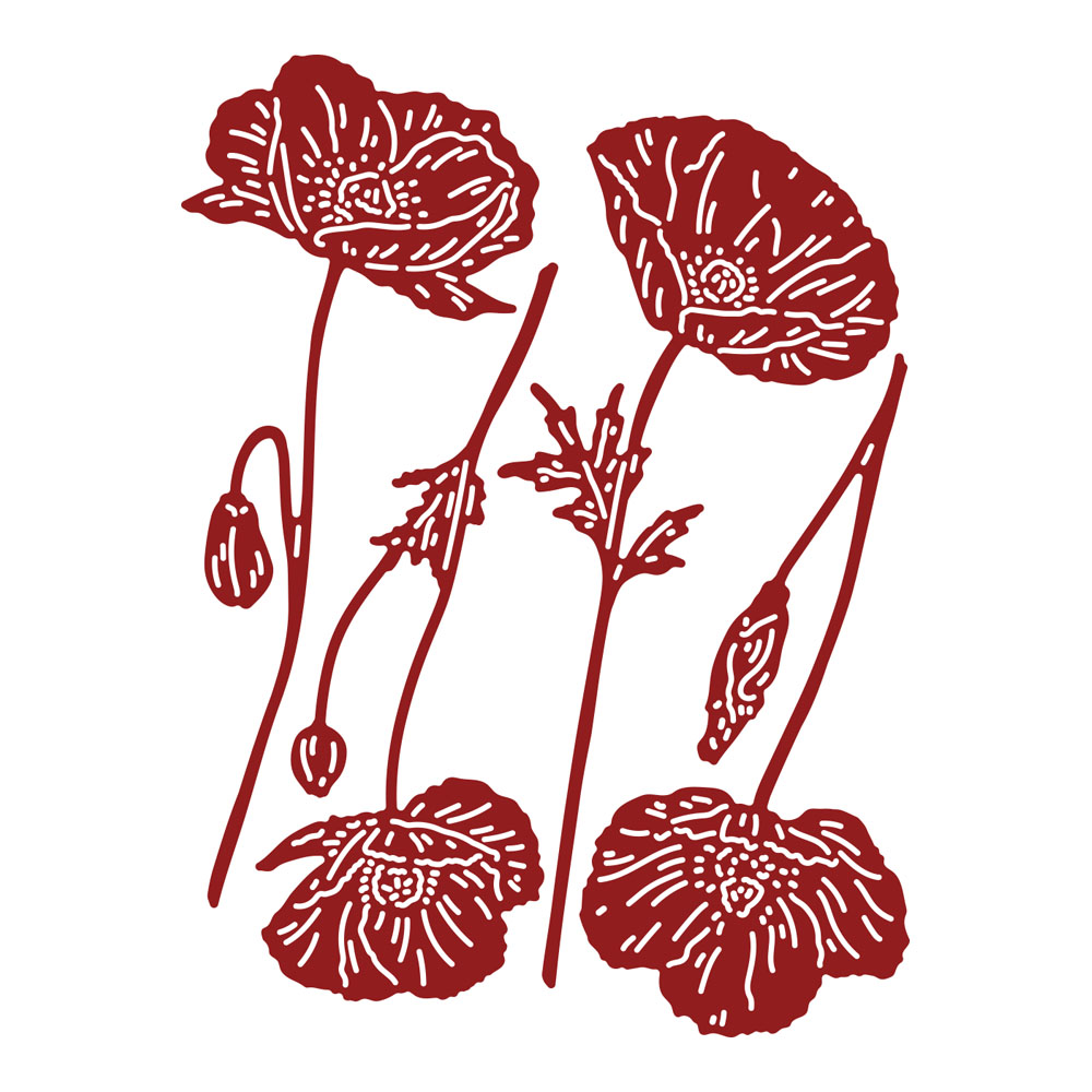 Two Red Robins The Poppy Bank Die Set - Image 2