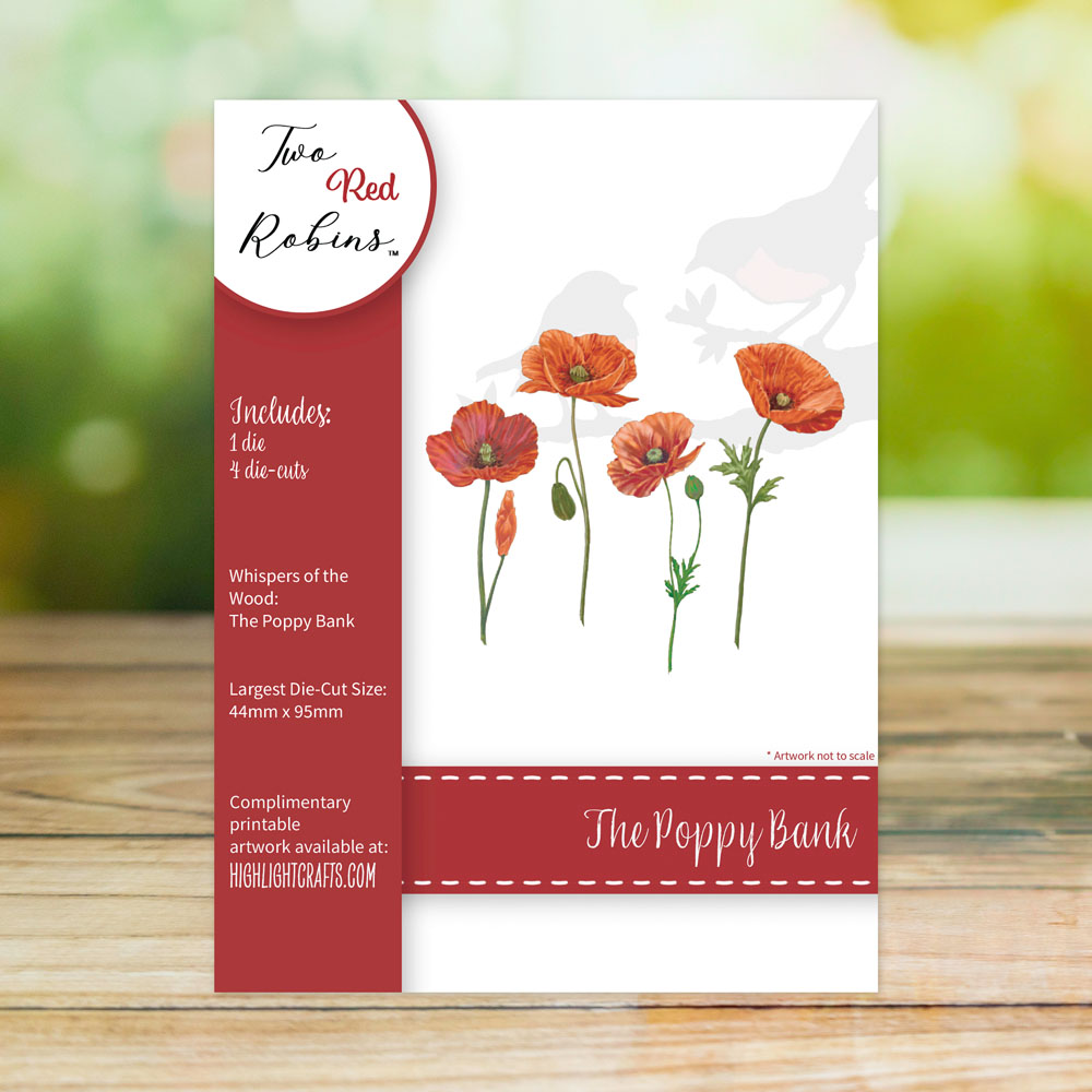 Two Red Robins The Poppy Bank Die Set