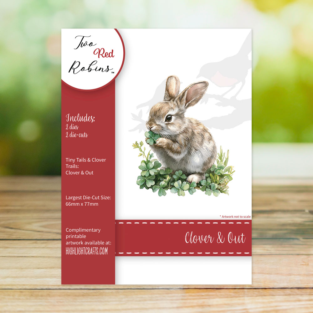 Two Red Robins Clover & Out Die Set