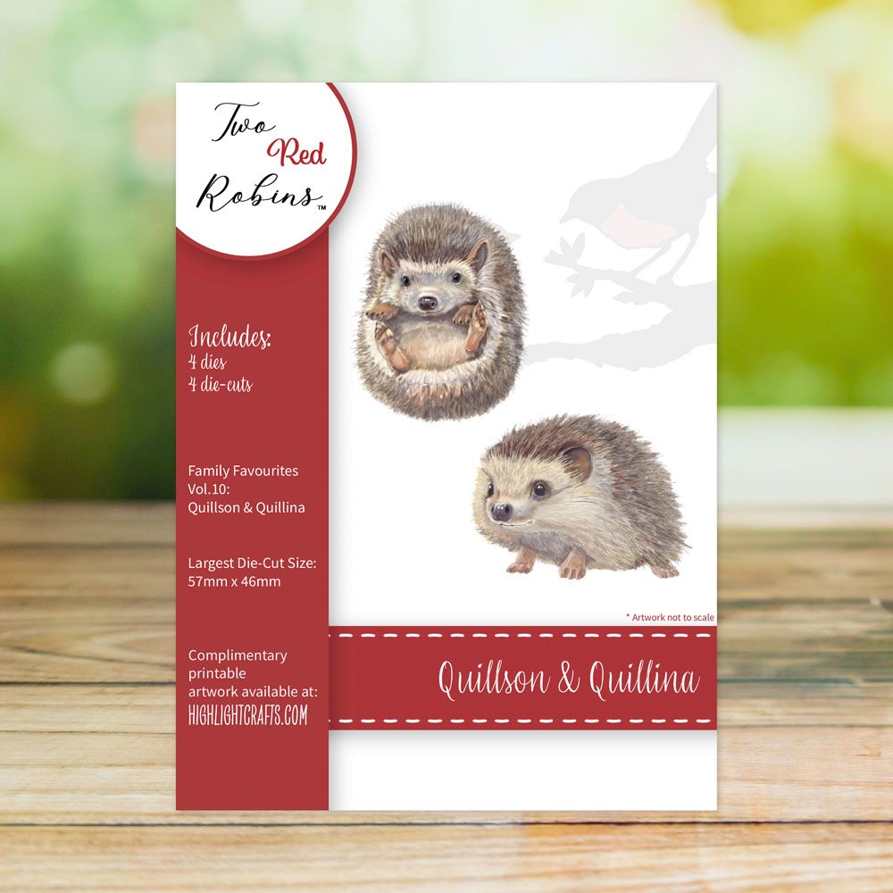 Two Red Robins Quillson & Quillina Die Set
