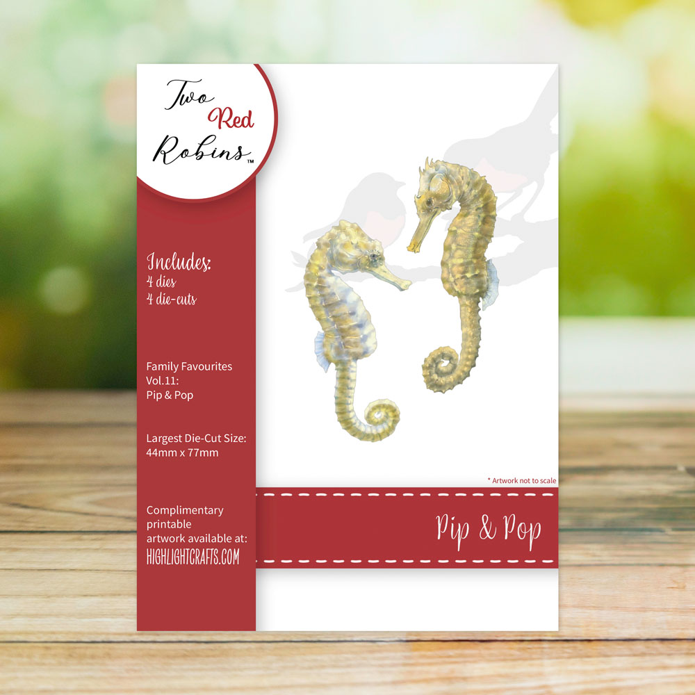 Two Red Robins Pip & Pop Die Set