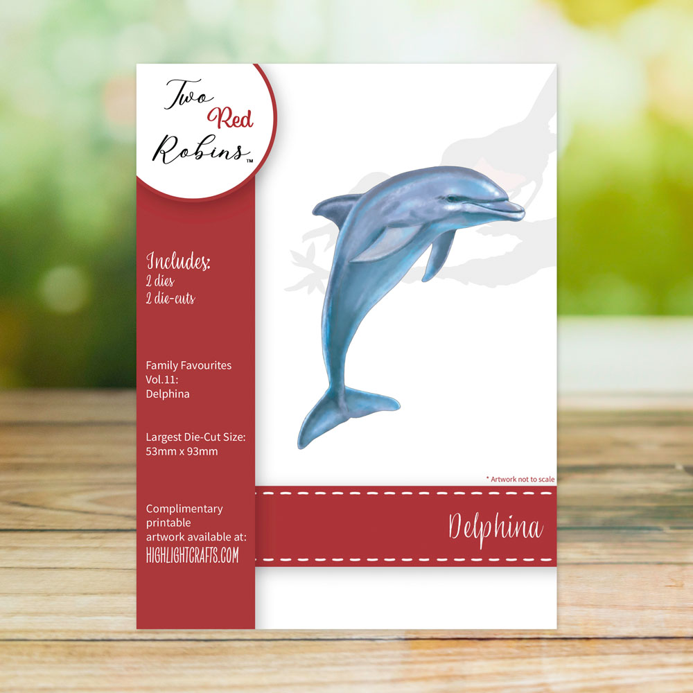 Two Red Robins Delphina Die Set