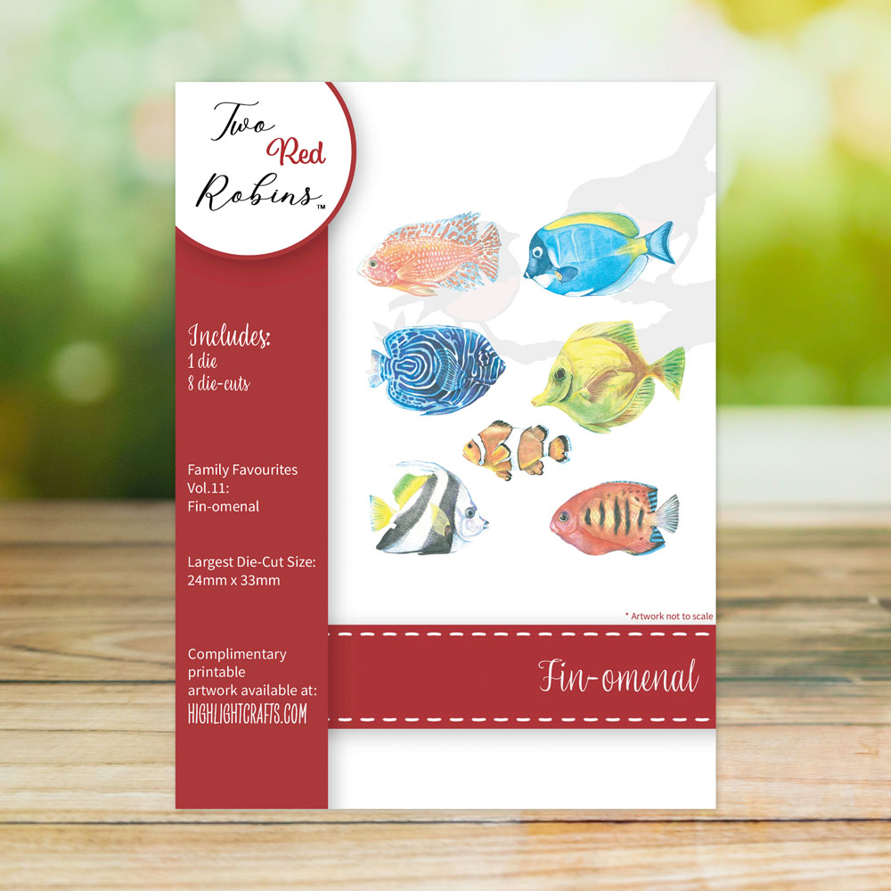 Two Red Robins Fin-omenal Die Set