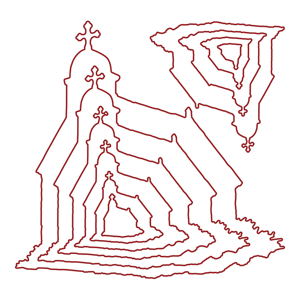 Two Red Robins Take Me to Church Die Set - Image 2