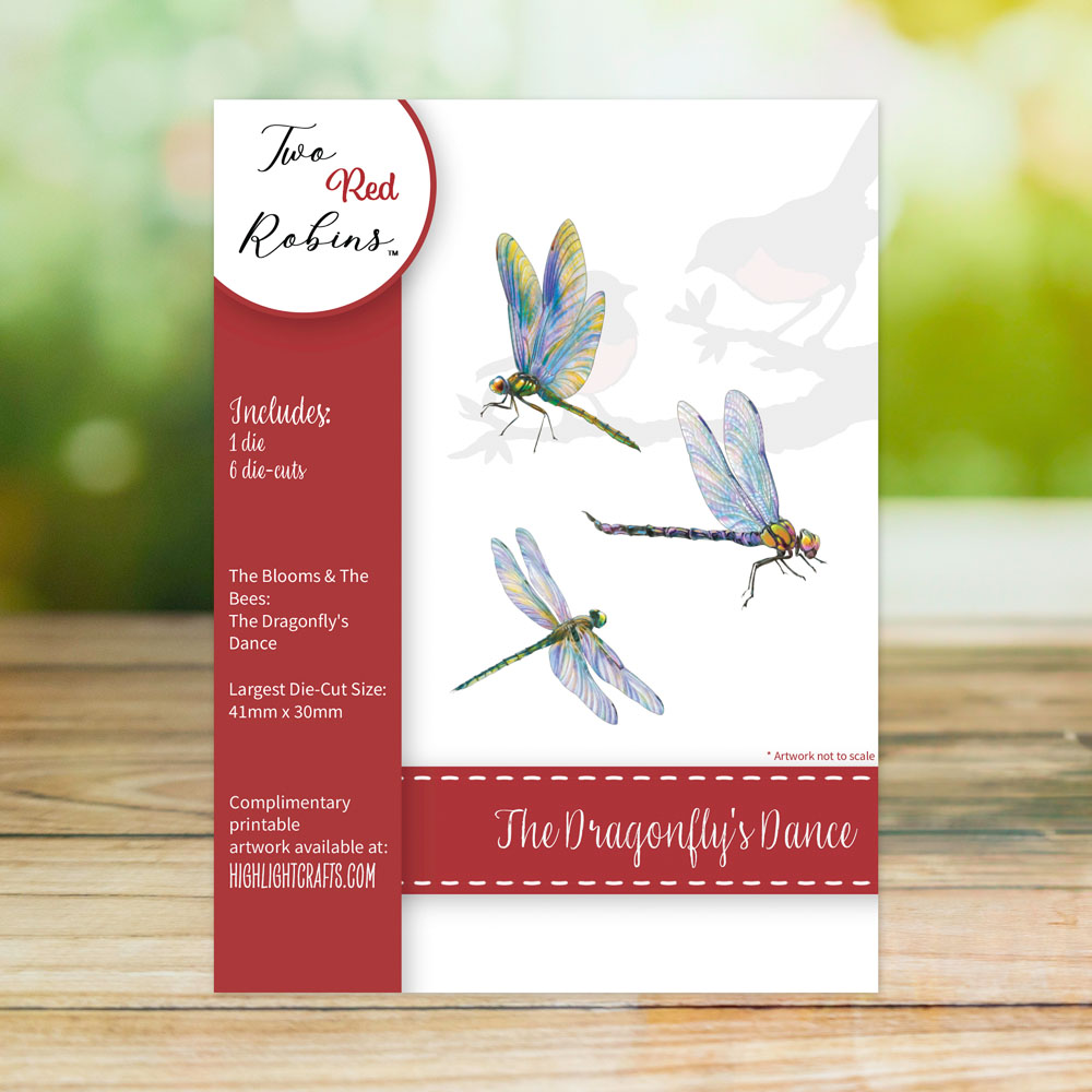 Two Red Robins The Dragonfly's Dance Die Set