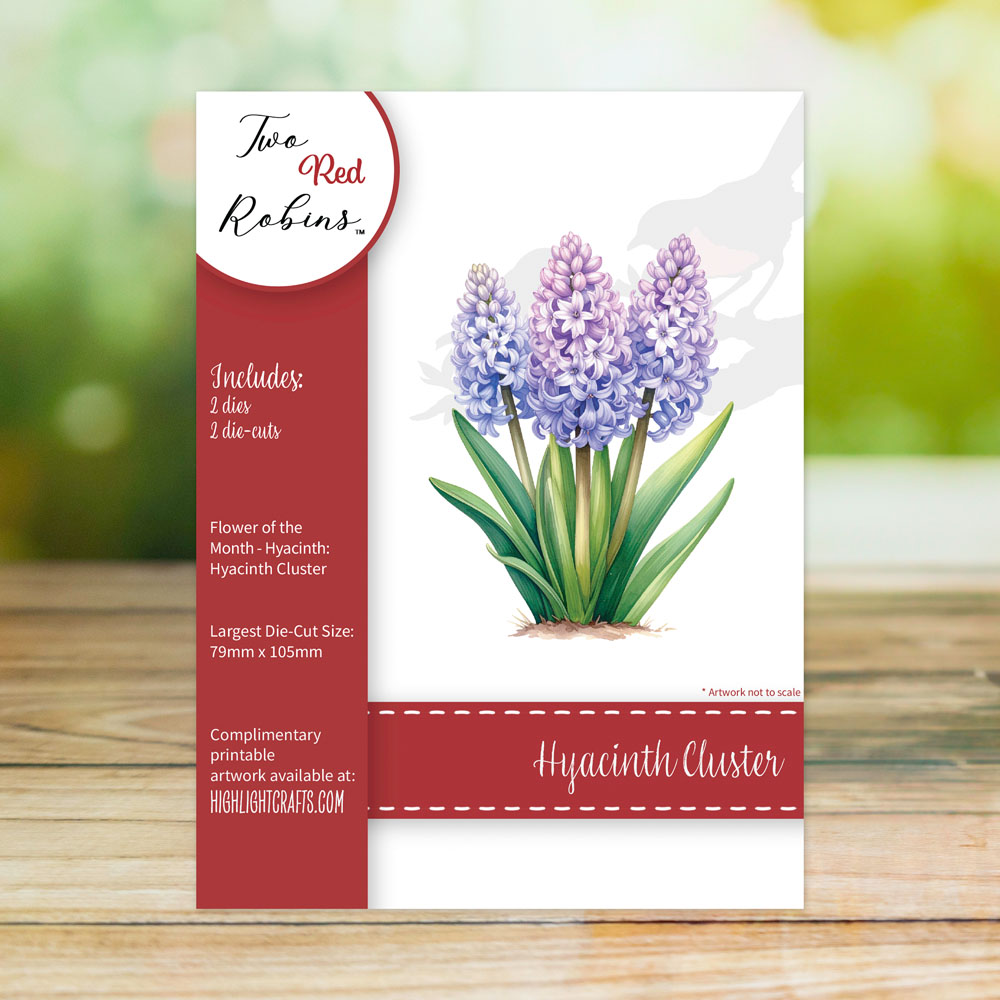 Two Red Robins Hyacinth Cluster Die Set