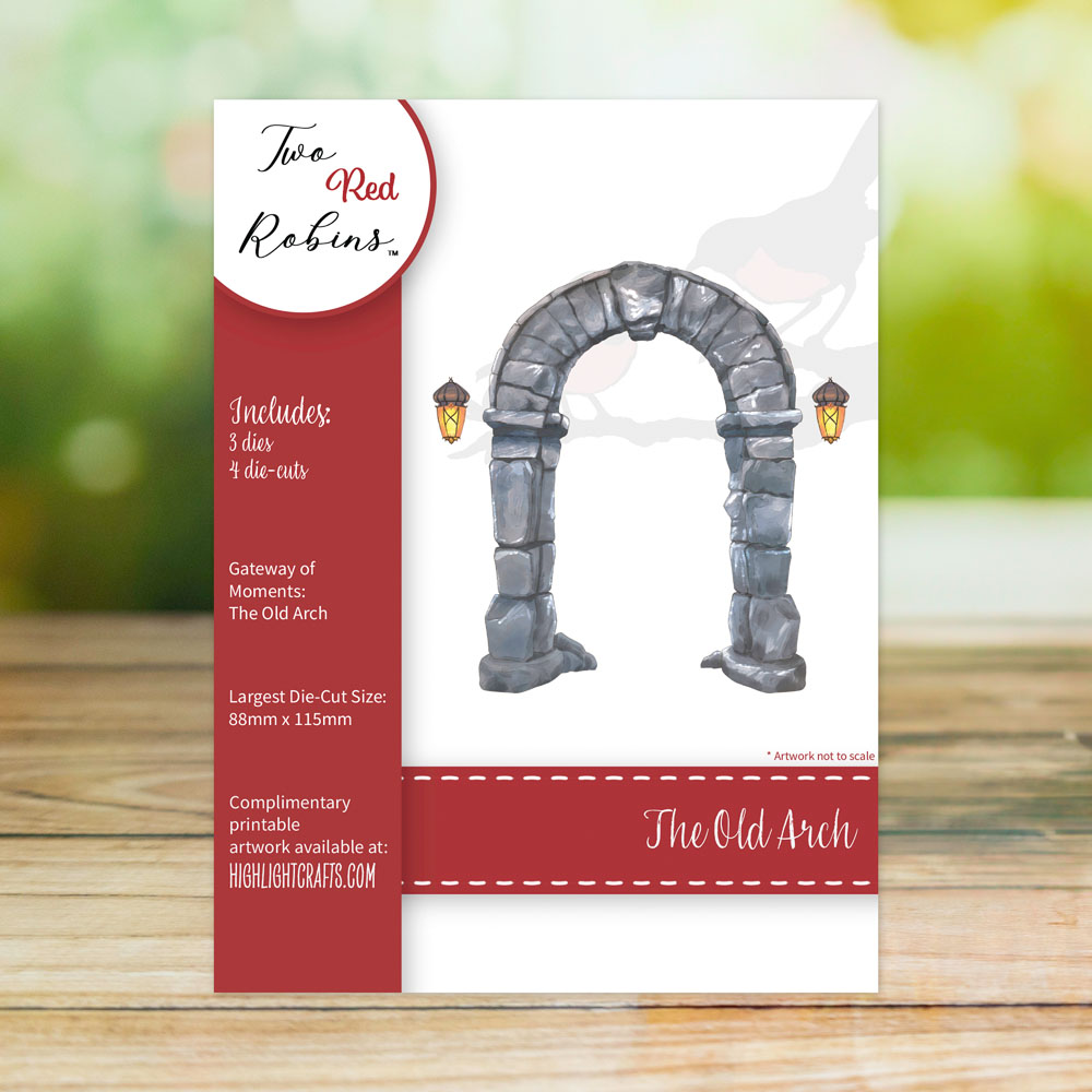 Two Red Robins The Old Arch Die Set