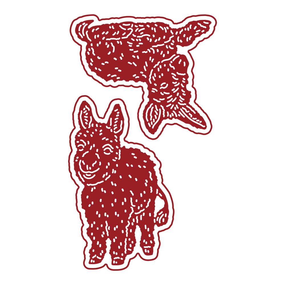 Two Red Robins Dusty & Doodle Die Set - Image 2