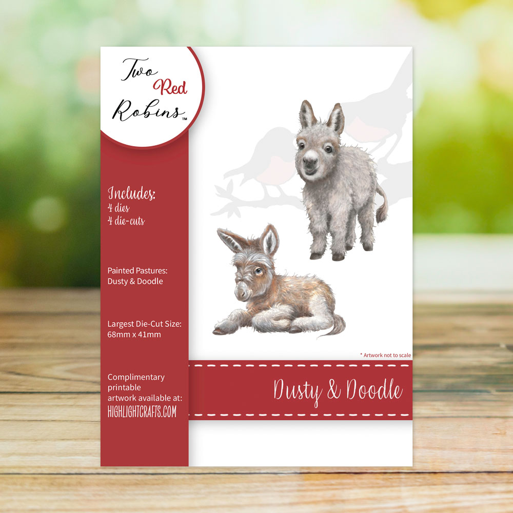 Two Red Robins Dusty & Doodle Die Set
