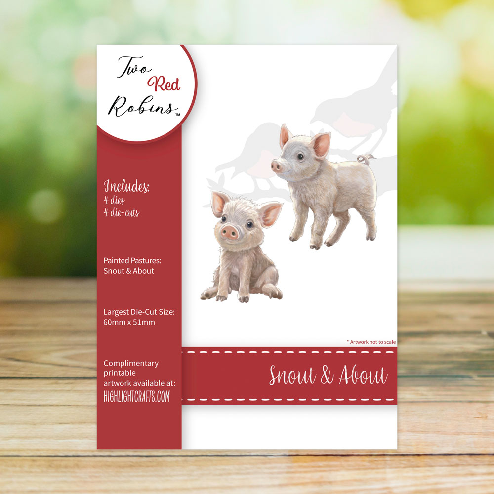 Two Red Robins Snout & About Die Set