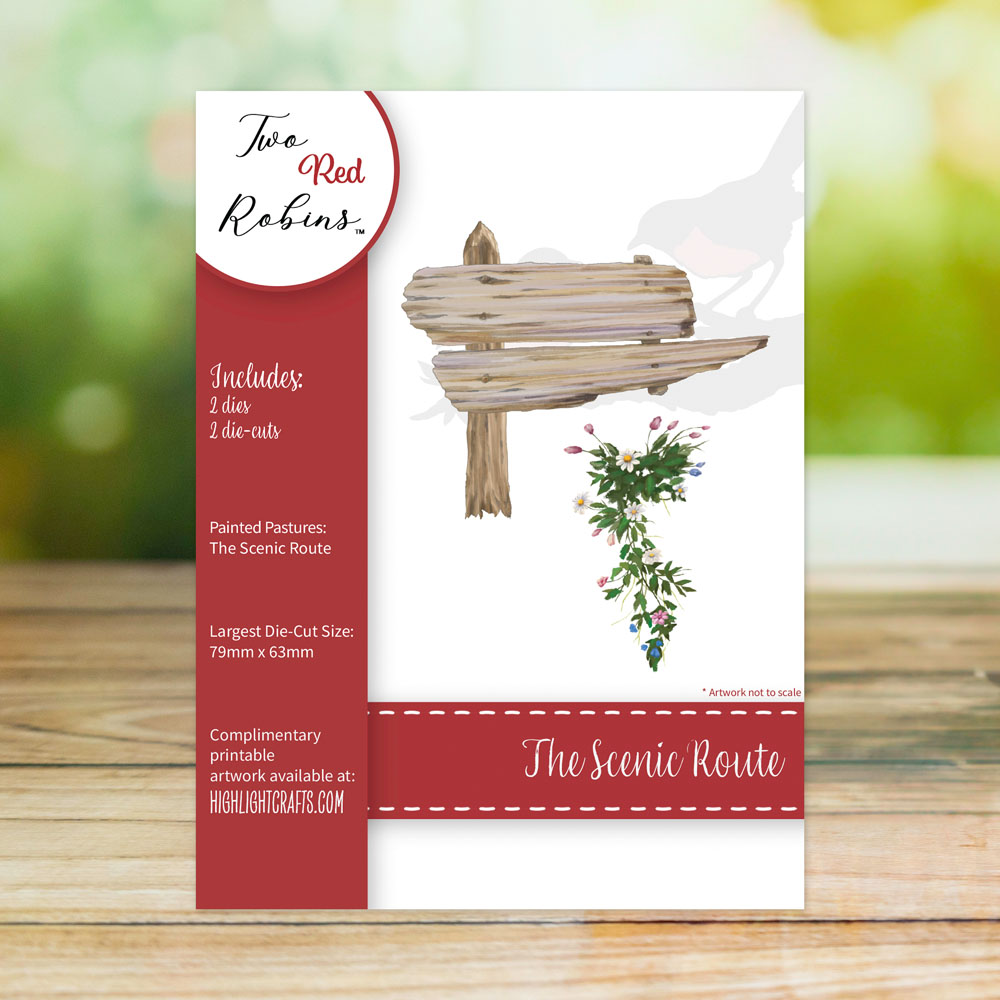 Two Red Robins The Scenic Route Die Set