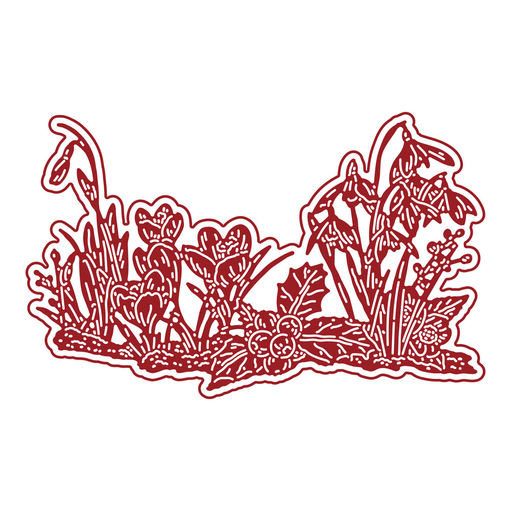 Two Red Robins Frosted Florals Die Set - Image 2