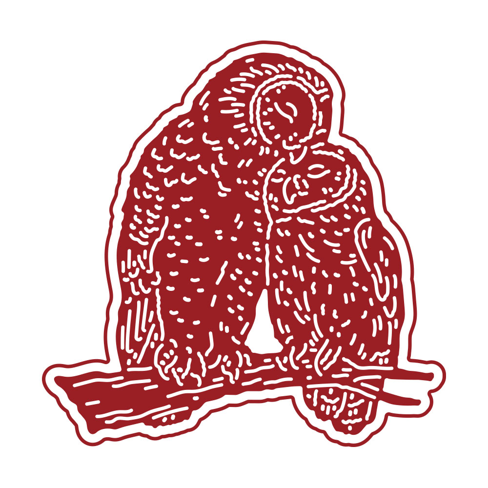 Two Red Robins Owl You Need is Love Die Set - Image 2