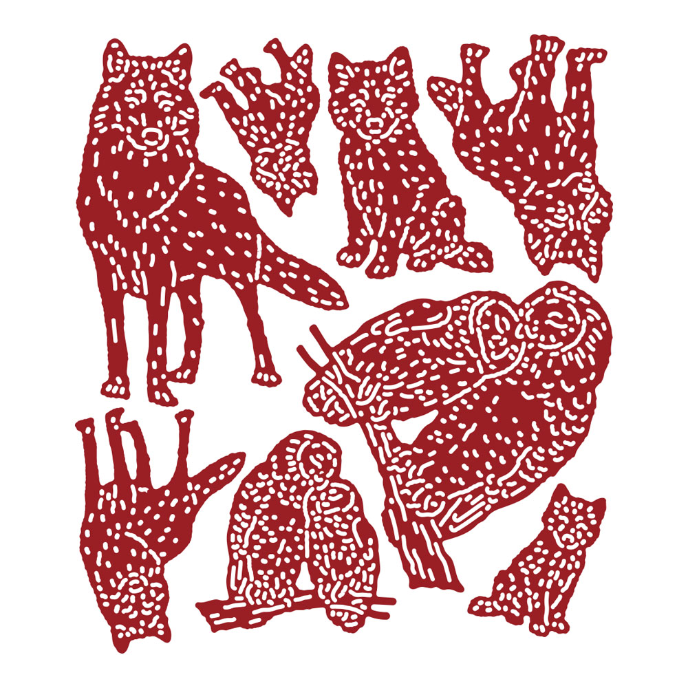 Two Red Robins Hoot & Howl Gathering Die Set - Image 2