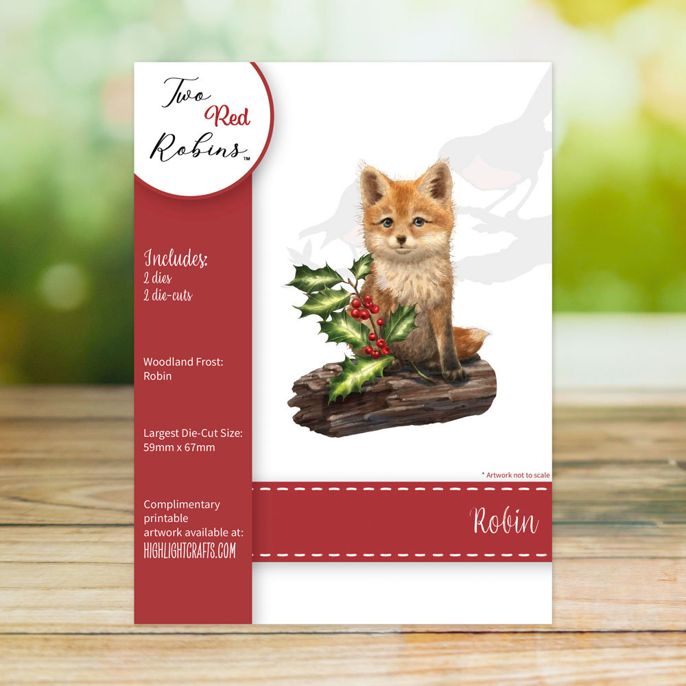 Two Red Robins Robin Die Set