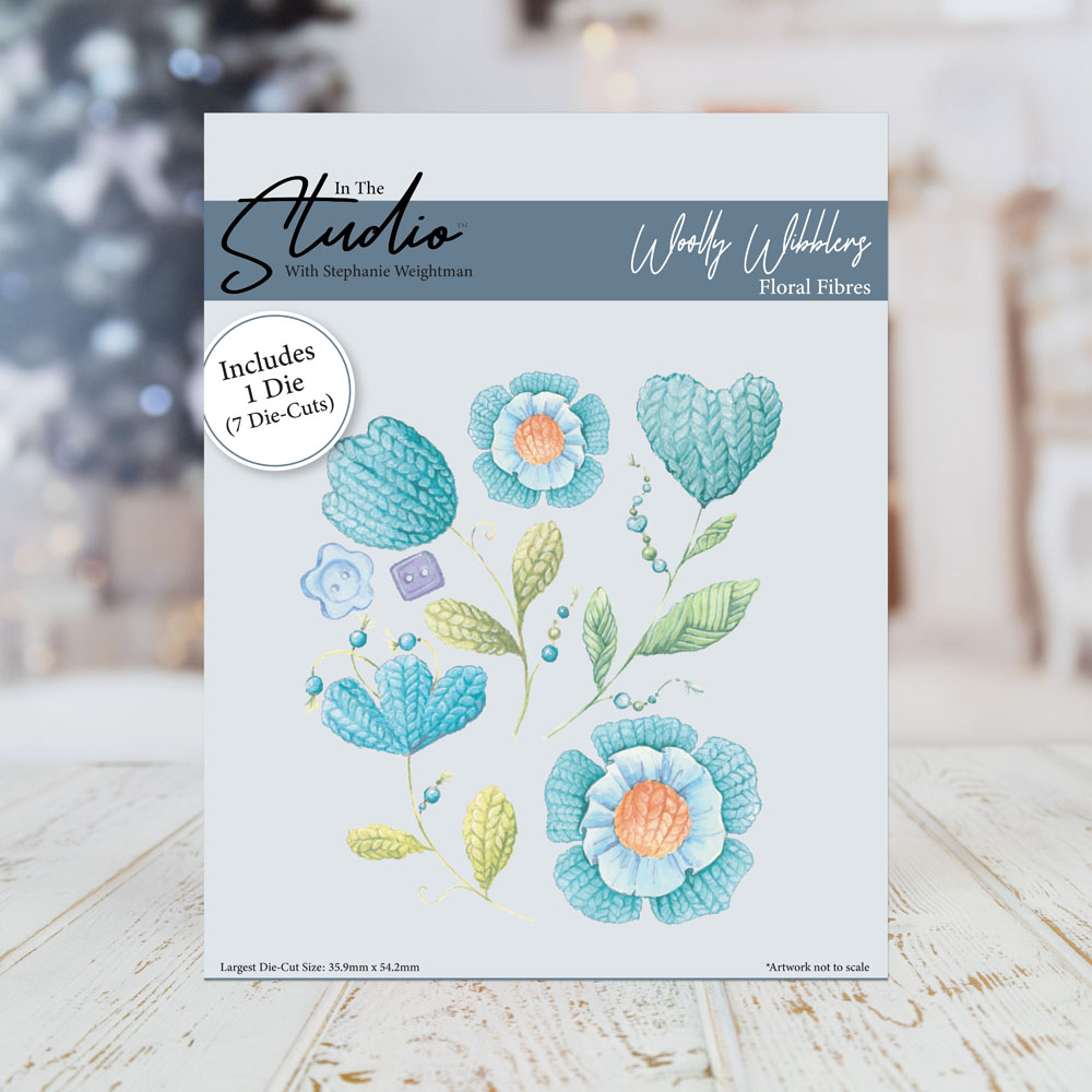In The Studio Floral Fibres Die Set
