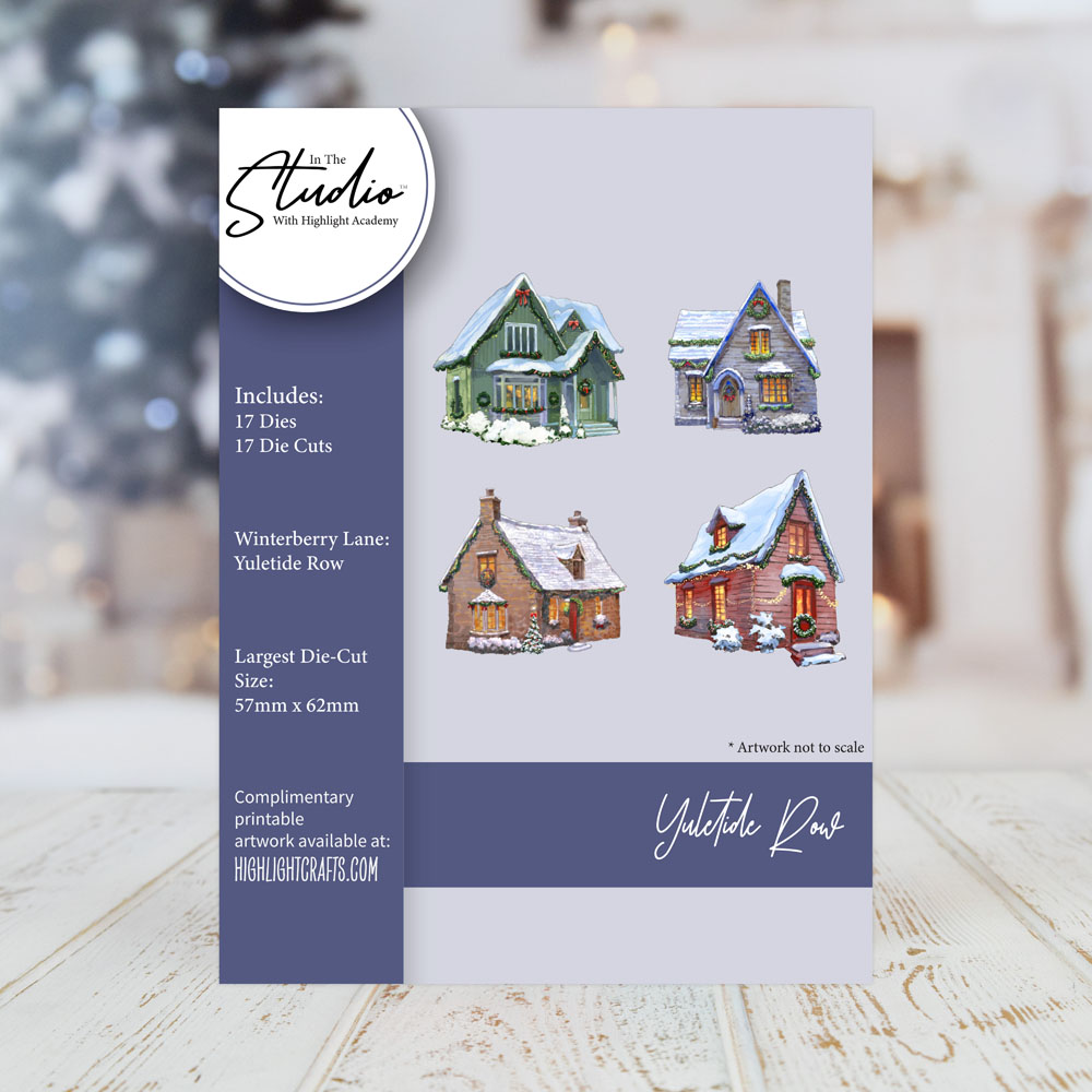 In The Studio Yuletide Row Die Set