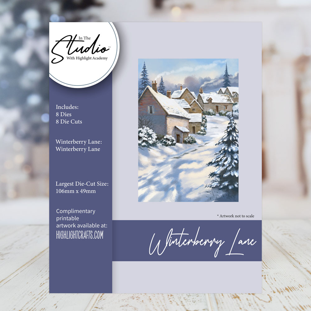 In The Studio Winterberry Lane Die Set