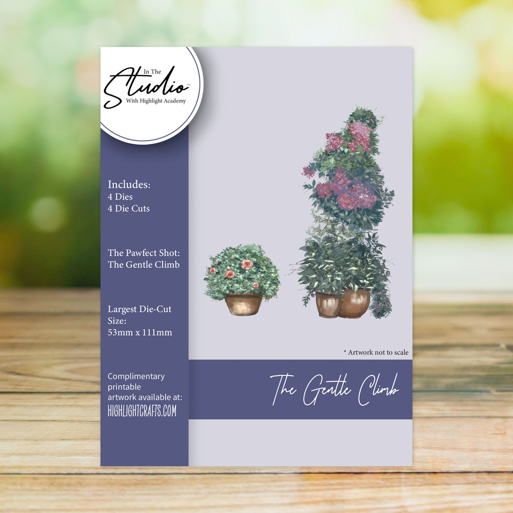 In The Studio The Gentle Climb Die Set