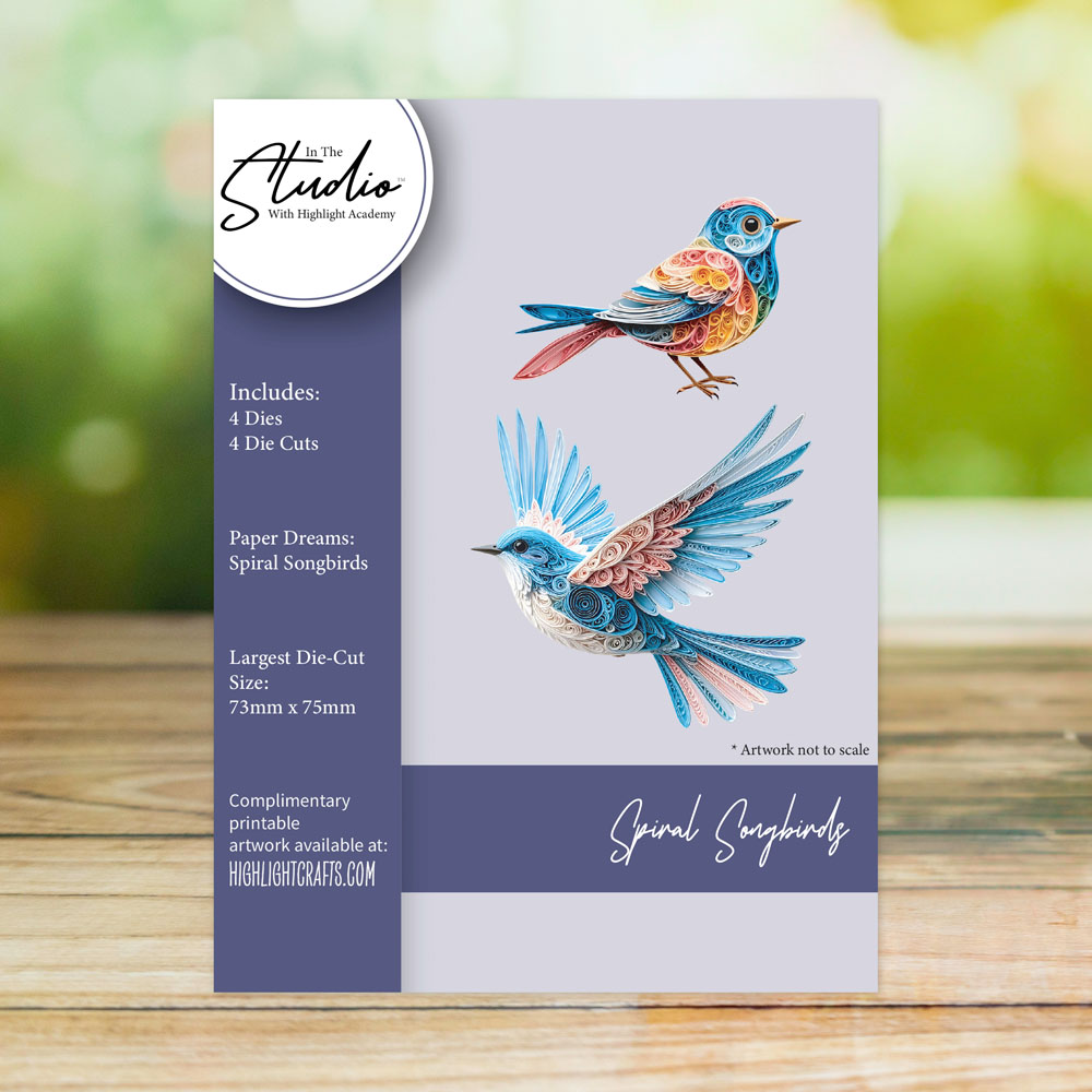 In The Studio Spiral Songbirds Die Set
