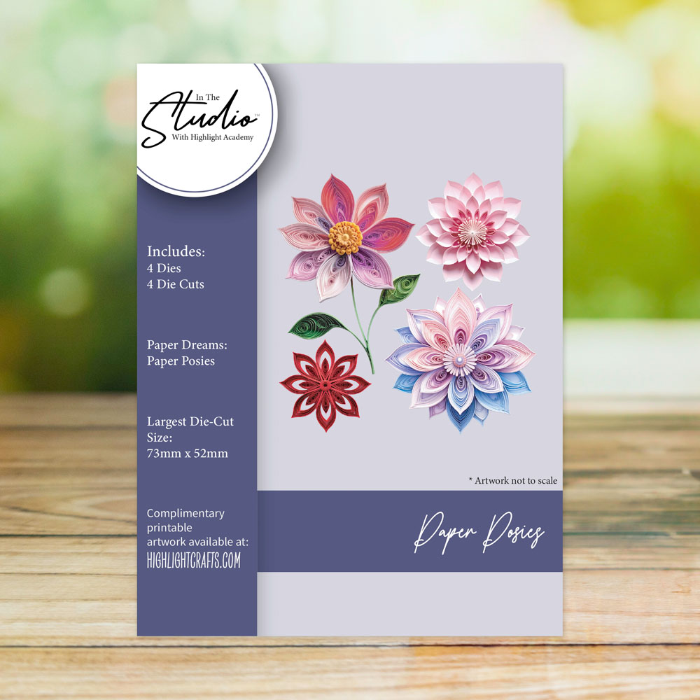 In The Studio Paper Posies Die Set