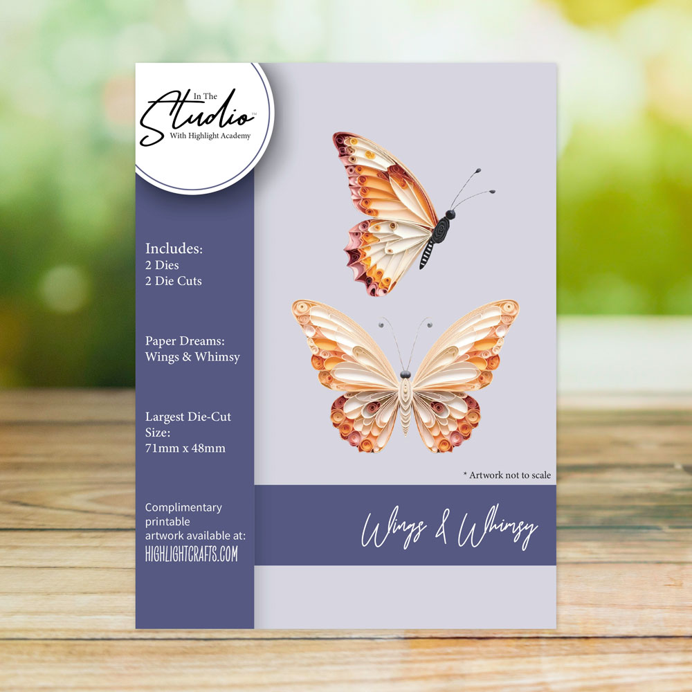 In The Studio Wings & Whimsy Die Set