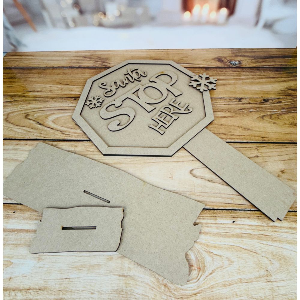 Craft Master MDF - Large Santa Sign
