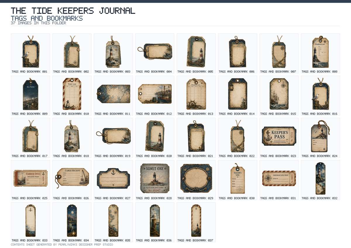 Pearlywinks - Tide Keepers Journal Digital Download - Image 20