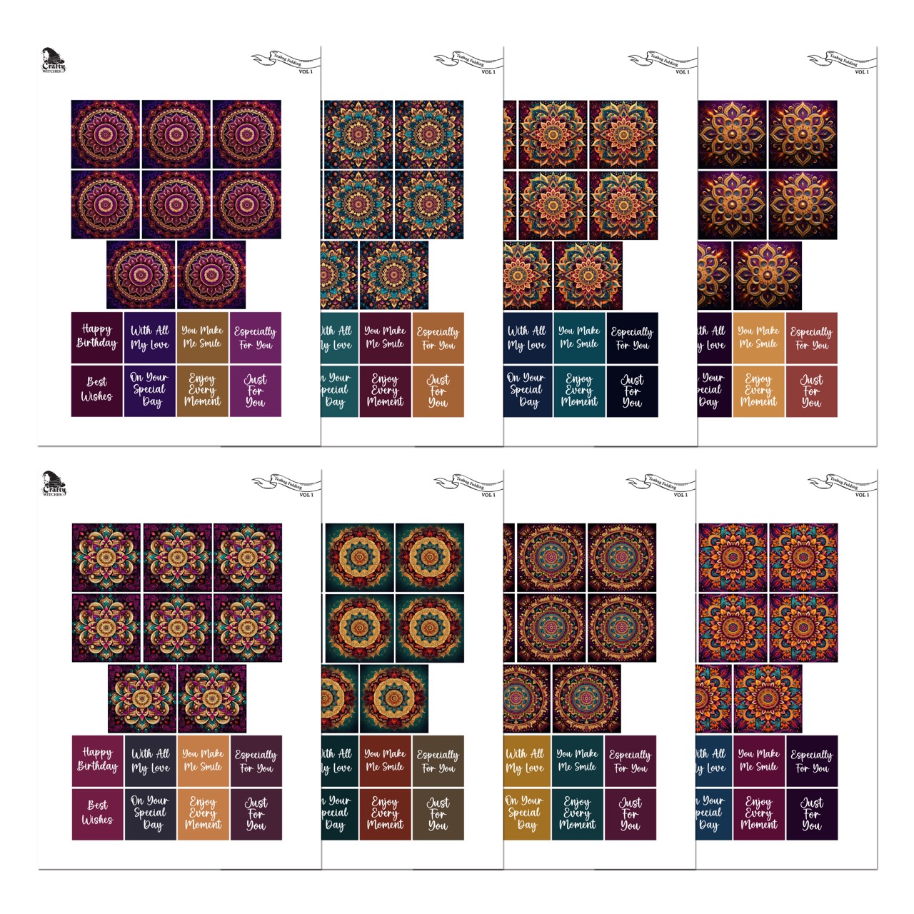 The Crafty Witches - Teabag Folding Vol I Digital Collection - Image 2