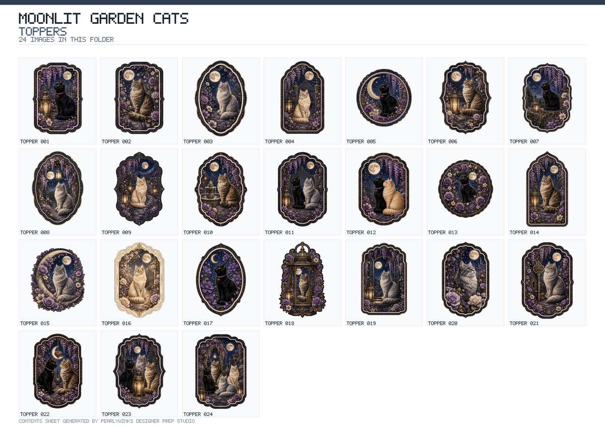 Pearlywinks - Moonlit Garden Cats - Image 10