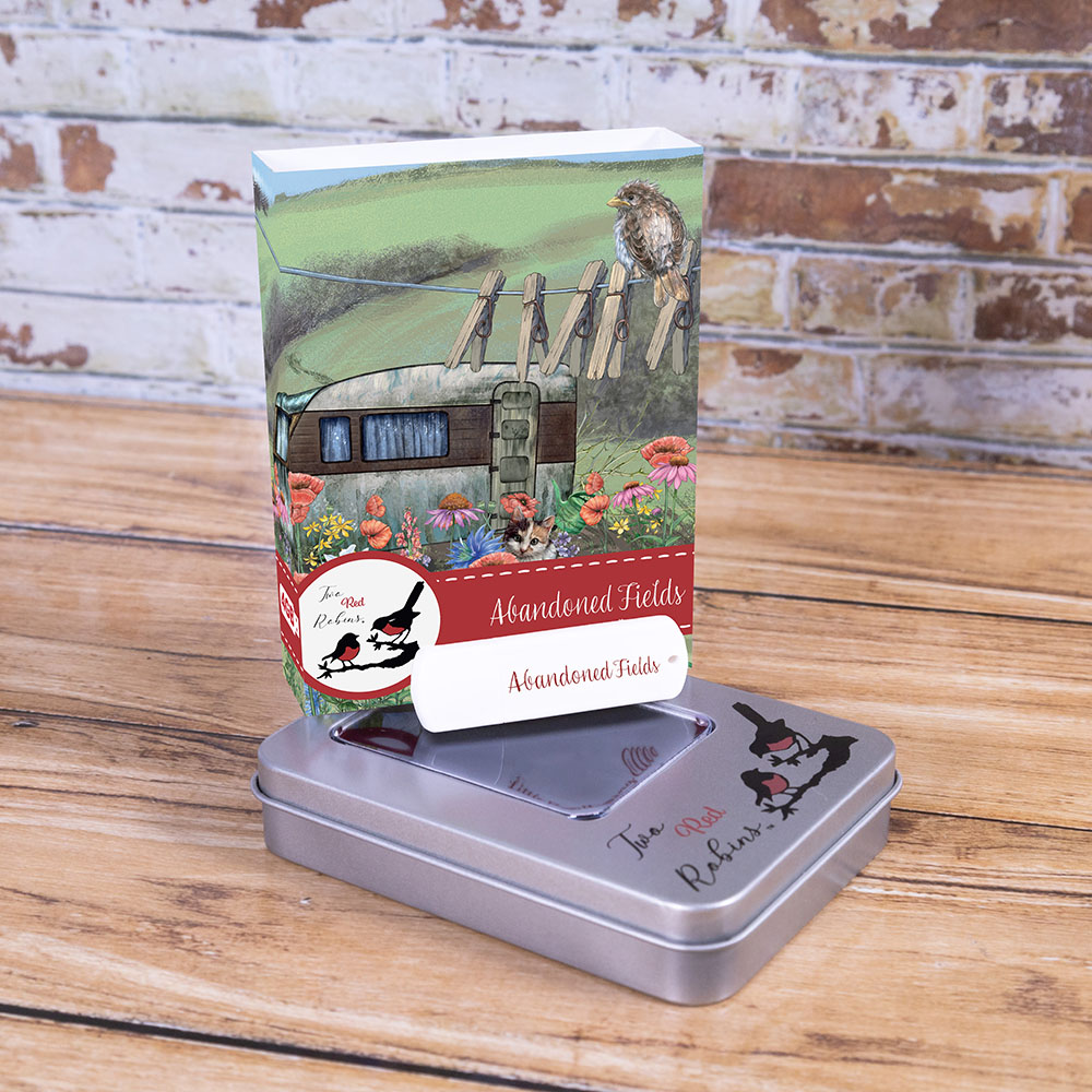 Two Red Robins Abandoned Fields USB