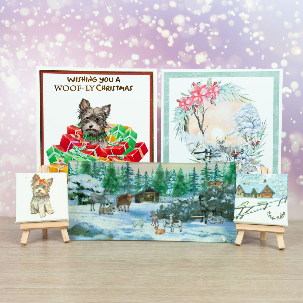 Two Red Robins A Winter Visit Scene Building USB - Image 2