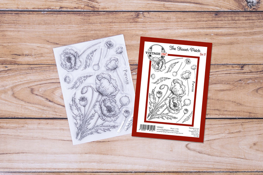 Vintage Inc The Flower Patch Stamp Set 2 - Image 2