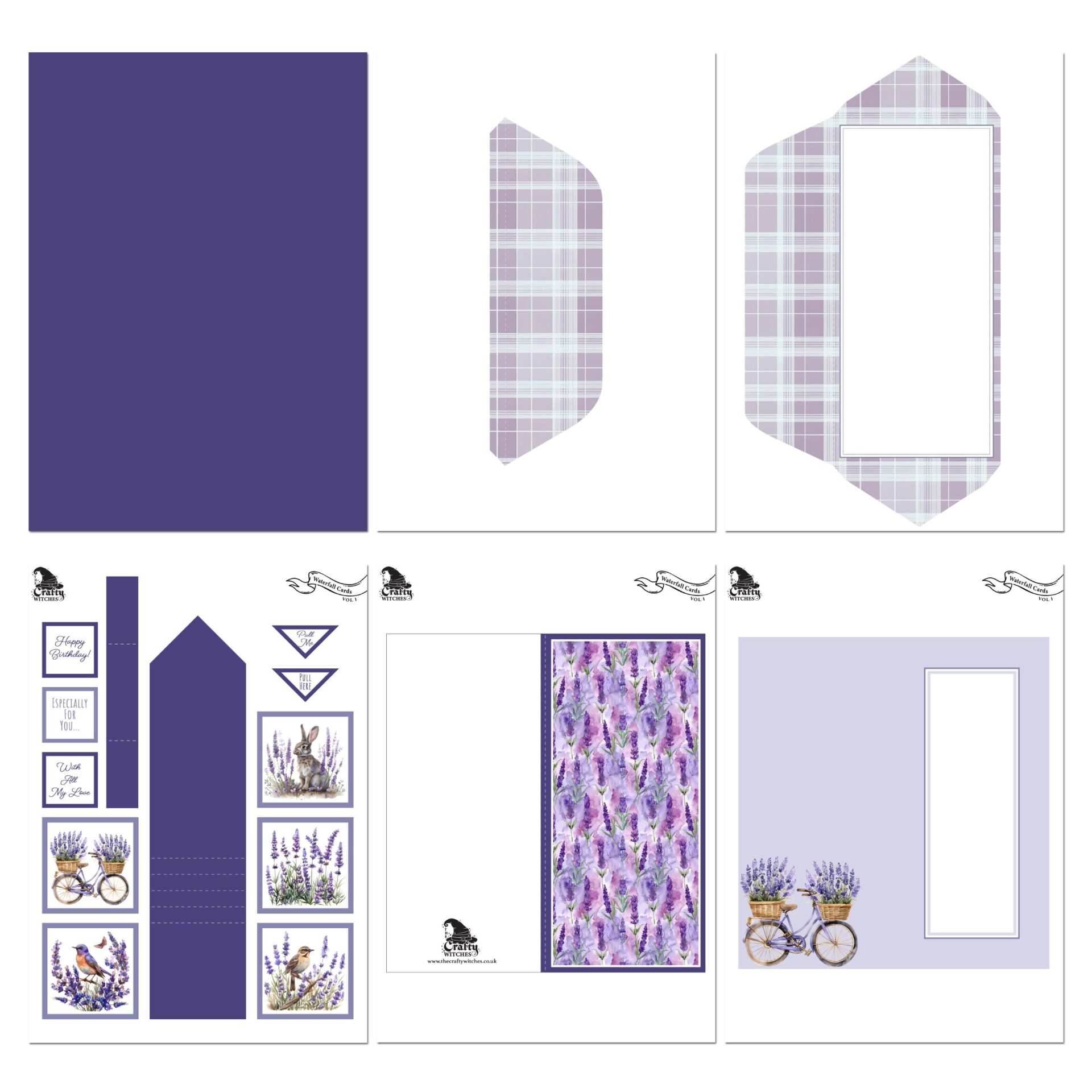 The Crafty Witches Waterfall Cards Kinetic Project Vol I Download Kit - Image 5