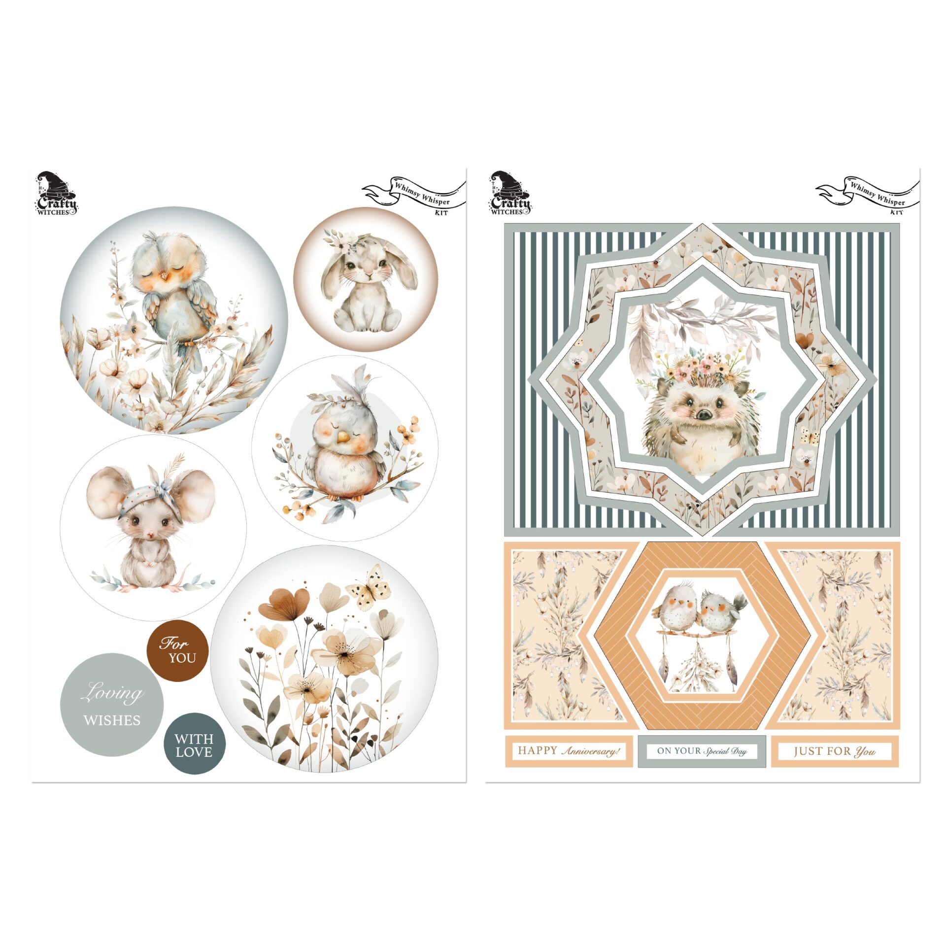 The Crafty Witches Lavender Love, Sweet Summer & Whimsy Whisper Download Kits - Image 8