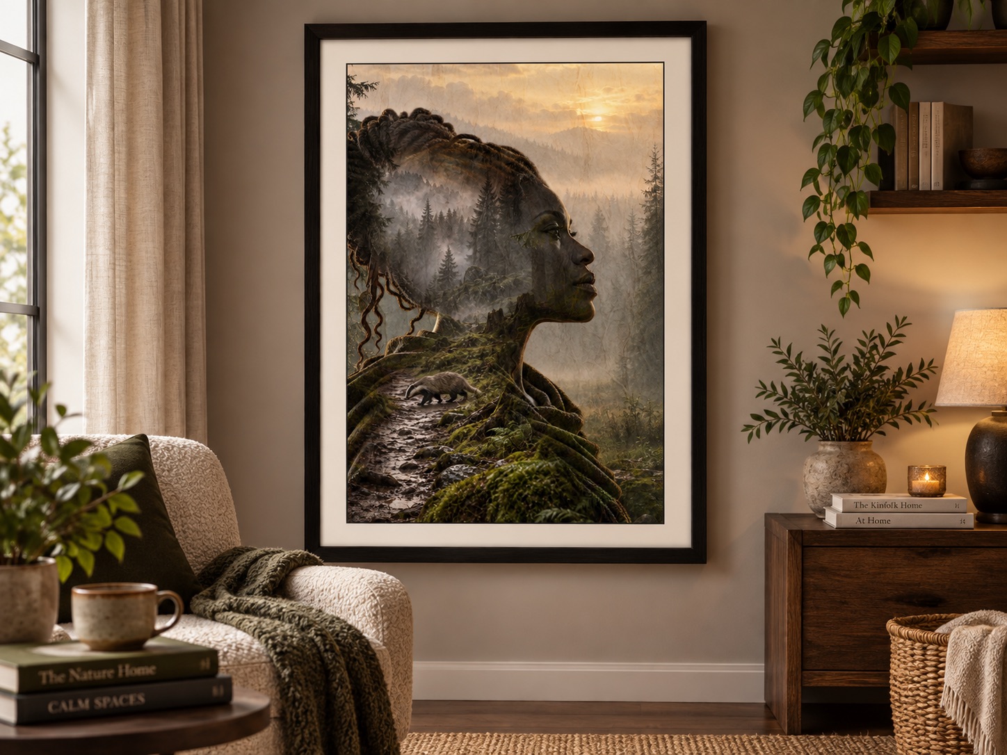 Pearlywinks - Double Exposure Woodland Within Digital Collection - Image 2