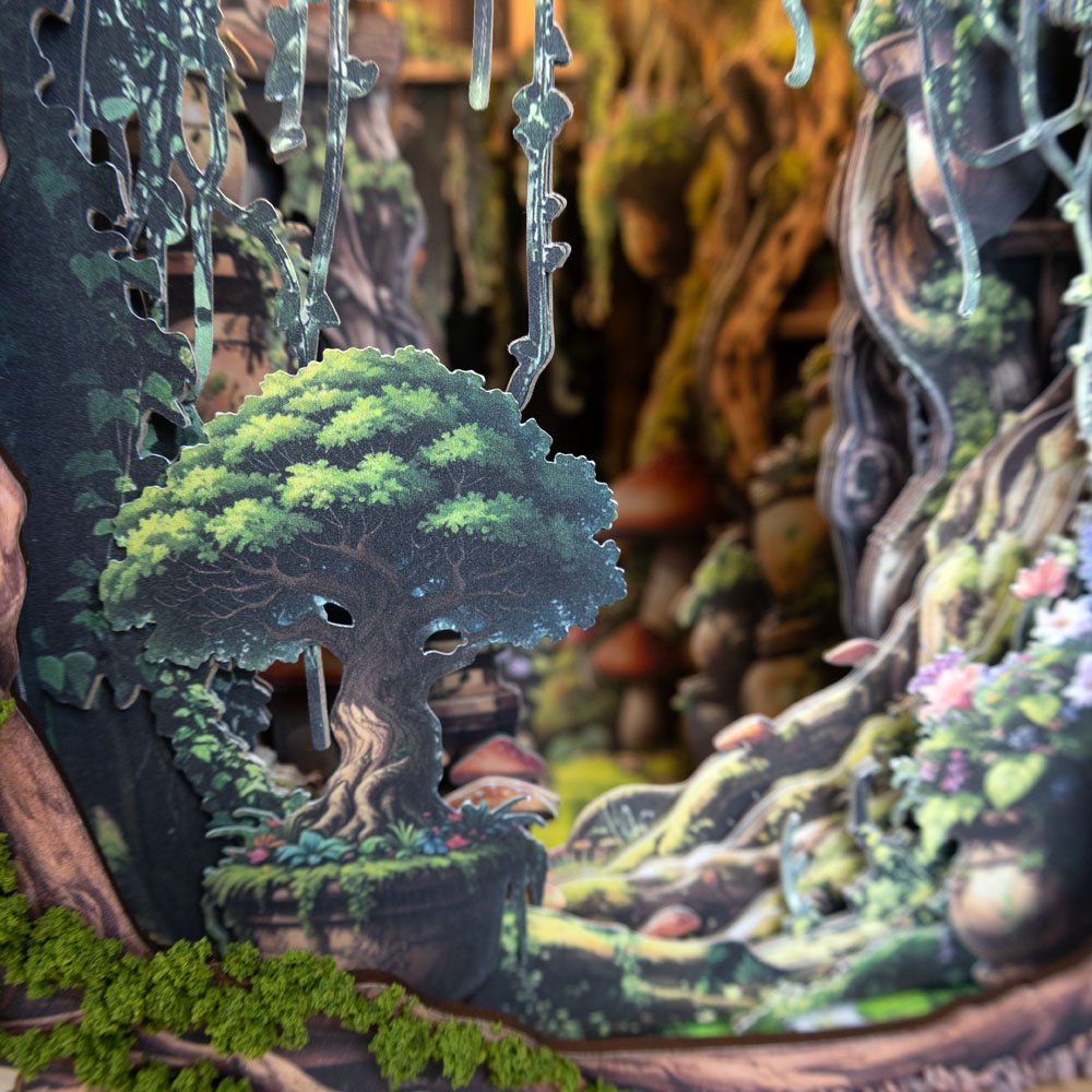 Digital Craftorium Book Nook 3: Leafbound Emporium SVG Download - Image 4
