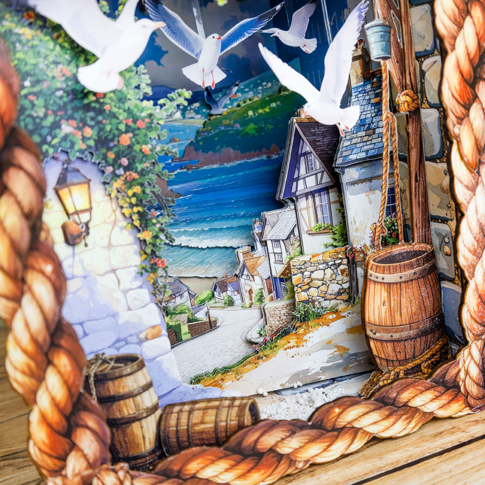 Digital Craftorium Book Nook 4: Seafarers Reach SVG Download - Image 2