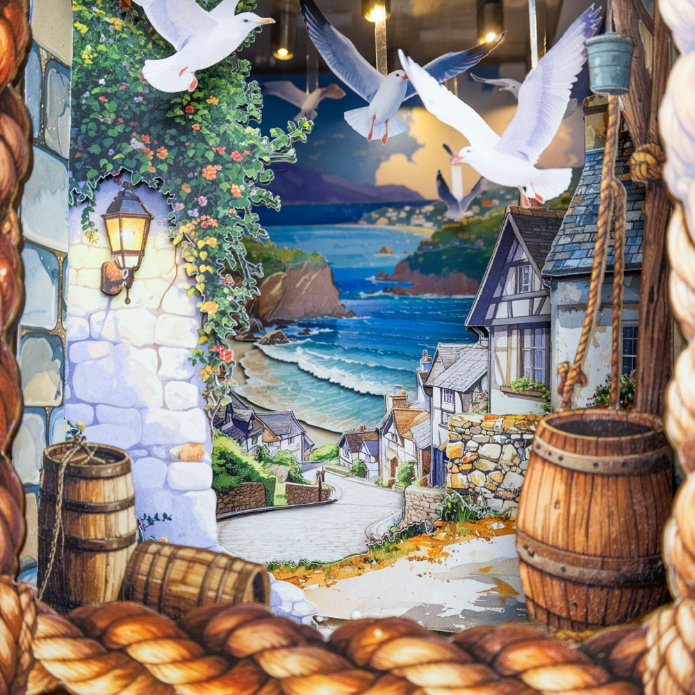 Digital Craftorium Book Nook 4: Seafarers Reach SVG Download - Image 3