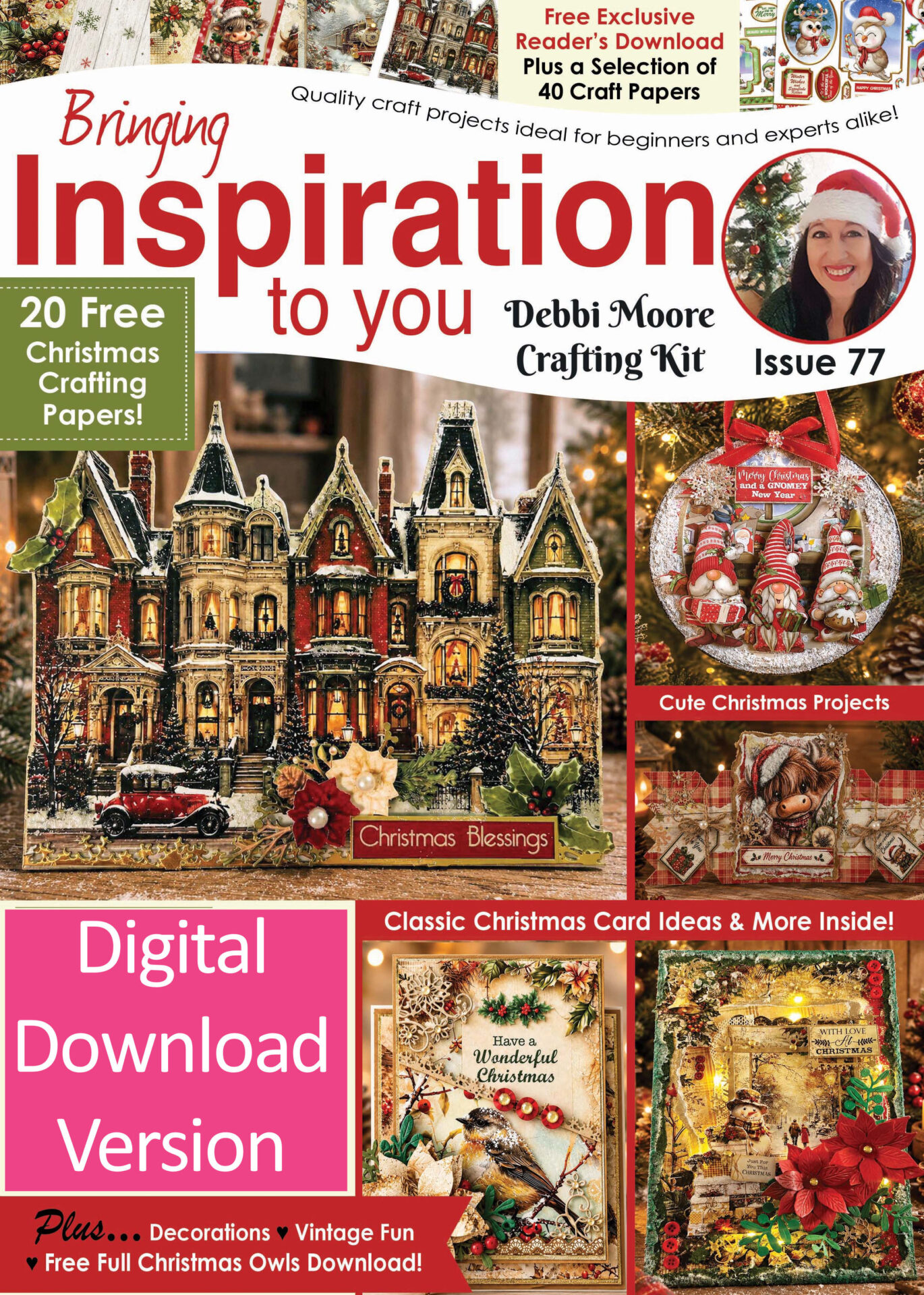 Debbi Moore Designs - Bringing Inspiration to You Crafting Kit Issue 77 Digital Download
